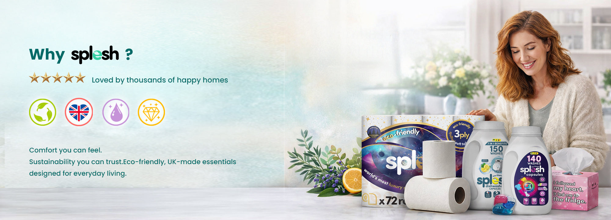 Why Splesh: sustainable UK-made essentials loved by happy homes